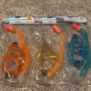 Colorful Snorkel Swim Mask Set
